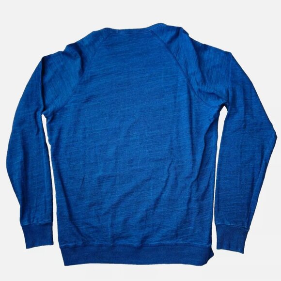 G STAR RAW MENS LIGHTWEIGHT LONG SLEEVE PULLOVER SWEATSHIRT BLUE LOGO SIZE XXL - Picture 2 of 9